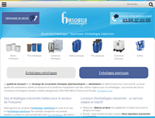 Tablet Screenshot of hirschfeld-emballages.fr